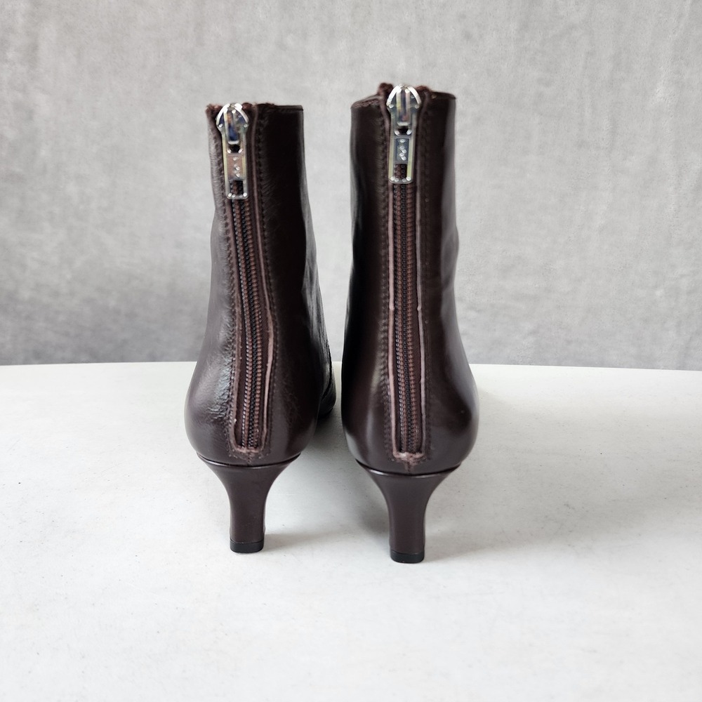 Madewell Dark Brown Leather Ankle Boots - Picture 7 of 13